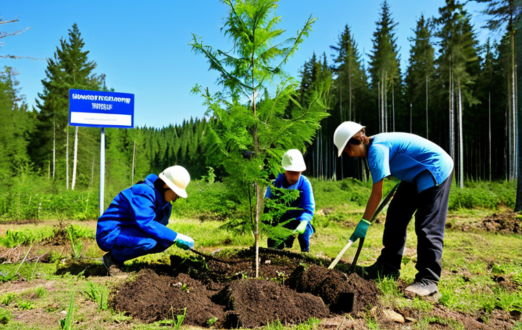 비아프라 전쟁의 환경적 영향 - Deforestation Aftermath**

"A wide shot of deforested land in Biafra. Stumps of trees, eroded soil, ...