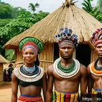 Home 23 비아프라 전쟁 배경 - A vibrant, detailed scene depicting a traditional Igbo cultural festival in southeastern Nigeria, sh...